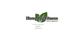 Desktop Screenshot of hempforfitness.com